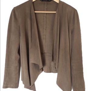 Zara Basic Suede Blazer